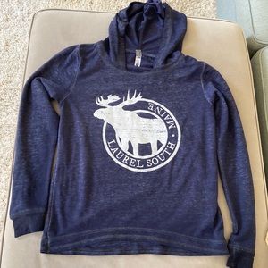 Kids Navy Camp Laurel South Hoodie, Size 10-12
